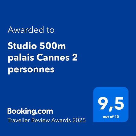 Studio 500M Palais Cannes 2 Personnes Bagian luar foto